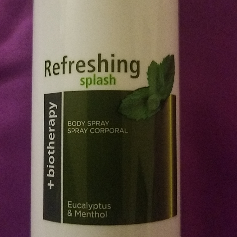 Refreshing splash